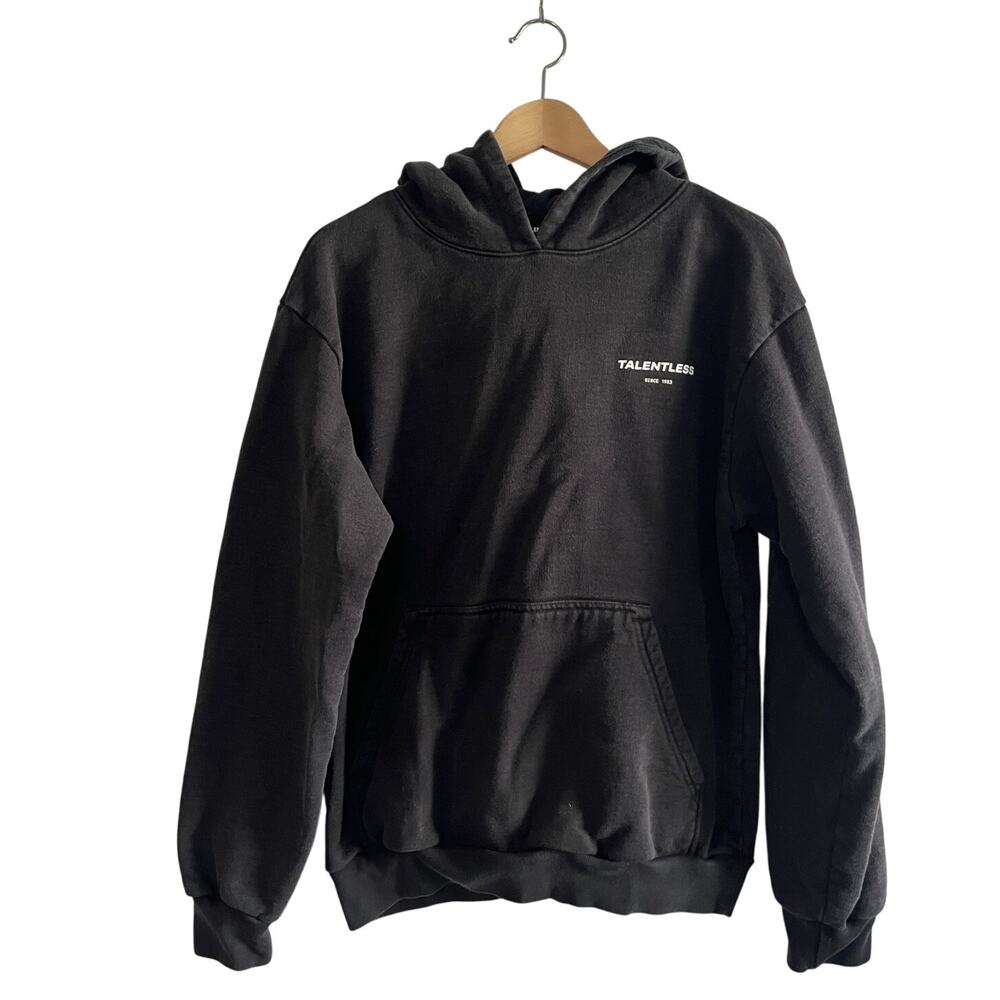 Talentless hoodie black med